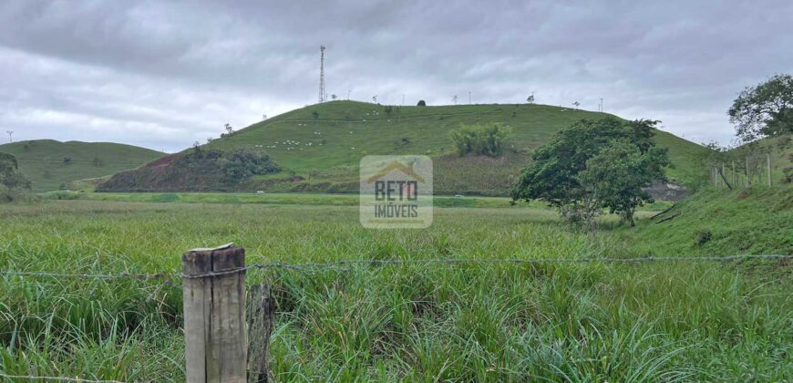 Fazenda 206 alqueires, beirando Rio São João e BR 101 com 2 km